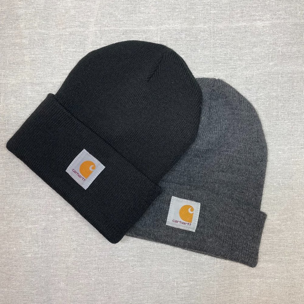 Carhartt Beanie Bundle! New Black & Gray Beanies